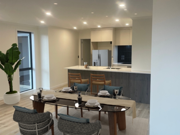 Kitchen staged 2