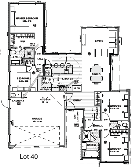 Lot 40 Floor plan